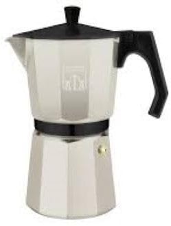 Cecotec Caffettiera Moka Cumbia Mokclassic 600 Beige. 300ml, Italiana in Alluminio Beige, Adatta a Tutte le Superfici, Capacità 6 Tazze, Manico Ergonomico, Filtro Acciaio Inox, Valvola di Sicurezza