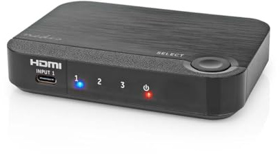 NEDIS HDMI™ Konverter | 1x USB-C™ / 2X HDMI™ Eingang | 1x HDMI™ Ausgang | 1-Weg | 4K @ 60Hz | 18Gbps | Anthrazit