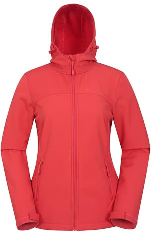 Mountain Warehouse Exodus Womens Softshell Jacket Coral 18
