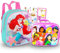 Disney The Little Mermaid - Mochila pequeña con fiambrera, paquete de mochila Ariel de 10 pulgadas, bolsa de almuerzo, calcomanías, más | Mochila de sirenita para niños pequeños, Mochila pequeña de