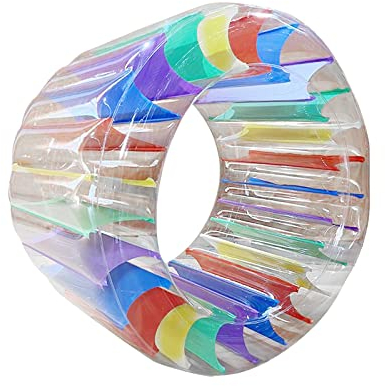 rockible Schwimmbecken Schwimmt Aufblasbares Wasserrad Aufblasbarer Rollenschwimmer Aufblasbares Floß Schwimmt Wasserspielzeug Poolspielzeug für H, 120x84x80cm