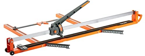 TILER 1200mm Fliesenschneidmaschine, Professionelle Fliesenschneider mit Allen Eisenrahmen, einstellbare Laserführungsschiene, Hartmetall-Schneidrad, Zwei Verlängerungsarme aus Stahl 8102G-2G