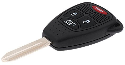 Tiuimk Chiave di ricambio per Jeep Grand Cherokee 2005, telecomando Keyless Entry con chip transponder e funzione remota