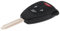 Tiuimk Chiave di ricambio per Jeep Grand Cherokee 2005, telecomando Keyless Entry con chip transponder e funzione remota