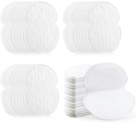 QHFlashbuy 120 Pièces Patch anti Transpirant pour Femmes et Hommes, Jetable Underarm Sweat Pad, Patch De Sueur, Coussinet Anti Transpirant, Coton Anti Transpirant,Patch Anti Transpiration Invisible