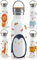 OWLBOOK® Edelstahl Trinkflasche Kinder | Wasserflasche Flasche BPA-frei | 600 ml | Auslaufsicher Spülmaschinenfest | Schule | Schulanfang Geschenke zur Einschulung Mädchen Jungen | Pinguin