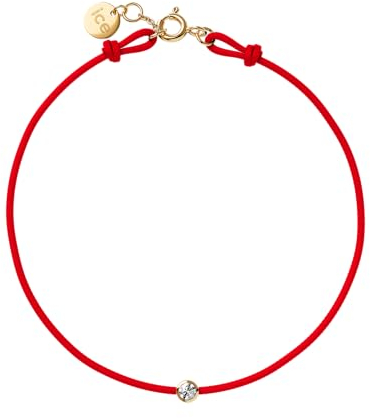 ICE Jewellery - Diamond bracelet - Cord Red (021099)