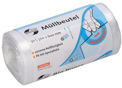 DEISS Universal Plus® Müllbeutel, 49902-30 Liter - Rolle / 30 Liter | Rolle (100 Stück)