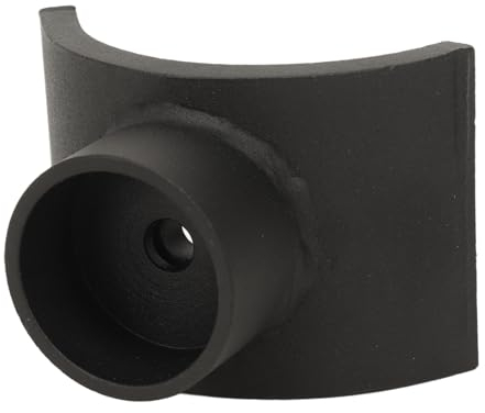 Aramox Adaptateur de Cric de Bouteille Hydraulique Haute Résistance, Selle d'essieu de Levage de 3 Pouces en Noir