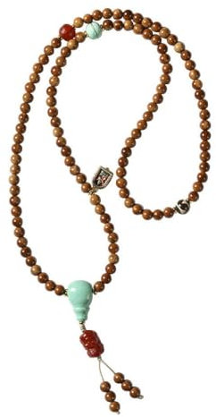 YAIEWNE Bodhi-Handkette Mit Mehreren Kreisen, Rote Achat-Grüne Tara 108 Spielende Buddhistische Perlen In Der Hand, Verstellbare Elastische Perlenmanschette, Schmuck, Festival-Geschenk, Freundschaft