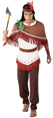 Boland - Kostüm Native Dakota für Herren, Faschingskostüm für Mottoparty oder Karneval, Wilder Westen
