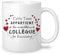 Yufansd Tasse Mug Collègue de Travail - Le Meilleure Collègue de L'univers - Cadeaux pour Collègue Amies Idée Originale Cadeaux d'anniversaire Noël Souvenir Céramique 350 ml (Collègue)