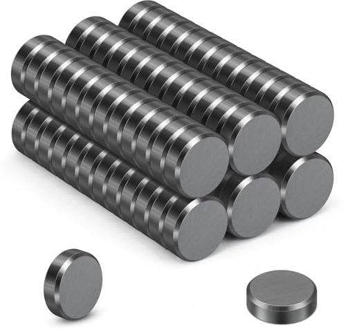 Wukong Stark Ferrit Magnete, 15×5mm | 75 Stück Starke Magnete für Whiteboard, Kühlschrank, Büro, Schule