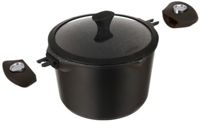 Casseruola con manico staccabile e coperchio Il Trasformista (24 cm)