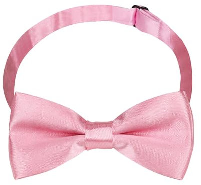 MAIANY noeud papillon enfant, pour Enfants et Garçons, Taille réglable, pour Cérémonies de Mariage, Fêtes et Anniversaires, Accessoire de Mode pour Enfants (Rose)