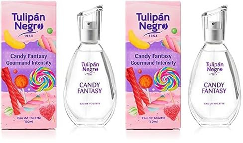 TULIPÁN NEGRO, AGUA DE COLONIA CANDY FANTASY 50ML (Paquete de 2)