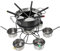 OKUMEYR 1set Cheese Fondue Cookware Fondue Burner Stove Cheese Pot Stainless Steel Stove for