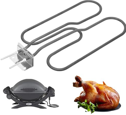 Heizelement 66631 für Weber Elektrogrill, Ersatzteil Heizelement Kompatibel Grillheizelemente Ersatzteil Kompatibel mit Q140,Q1400 Grill