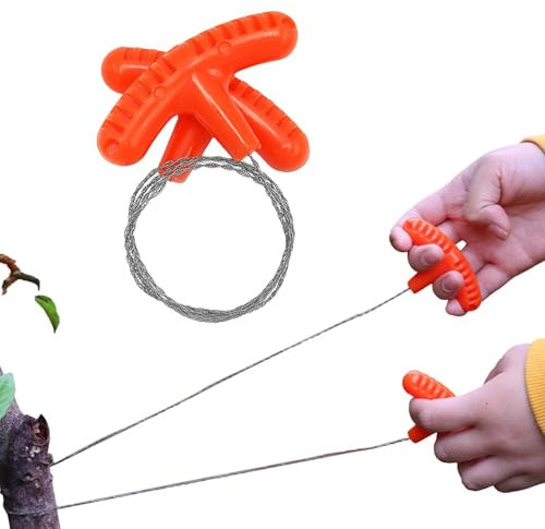 Scie à fil métallique | Scie à câble tubulaire - Scie à câble à sac à dos - Outil de coupe à acide métallique - Outil de coupe multifonction portable pour la pêche - Camping Exploration