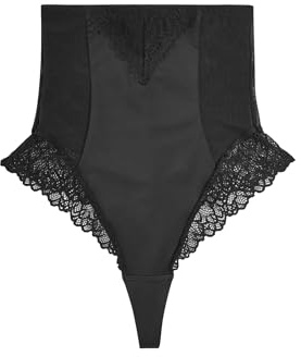 NEXT Damen Super High Waist Thong Stark bauchformender Stringtanga – hoher Bund