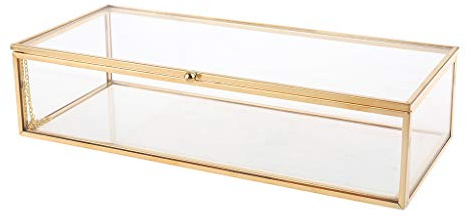 Lerpwige Dekorative Schachtel Schmuck Für Gehäuse Clear Table Top Glass Deckel Schmuck Display Schöne Fotos Organisator Home Decorat Die Schnitte Wörter Wörter