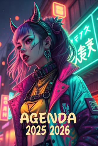 Agenda 2025-2026: Scolaire k-pop | Journalier (une page par jour) | Septembre à Juillet | 14,8 x 21 cm | Collège et Lycée et primaire | anime et Corée, Korean Pop | garçon et fille.