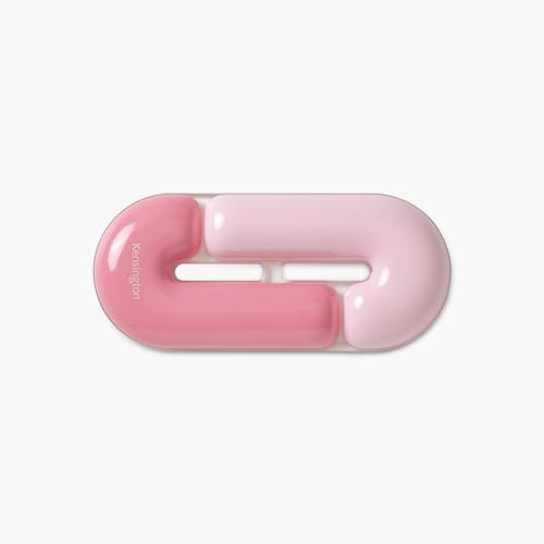 Kensington Duo Gel Loop Mouse Wrist Rest Support Cushion for Mice & Trackballs, Ergonomic Mouse Wrist Support for Pain Relief, Comfortable Non-Skid Gel, Pink 7.4 x 3.27 x 0.7 K62828WW