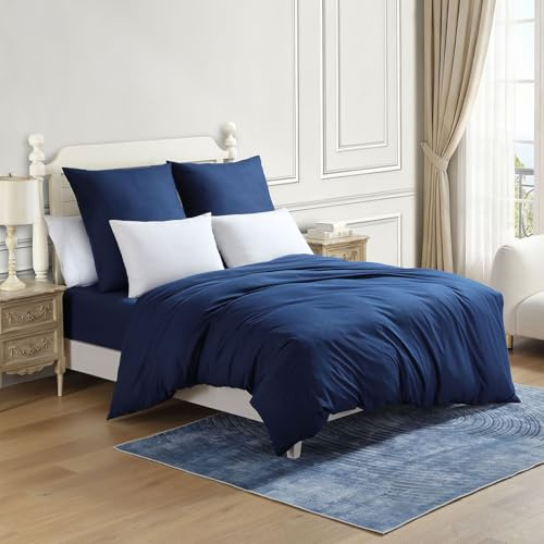 ClevaHome Bettwäsche Set 2 Teilig, Bettbezug 135 x 200 cm, Kissenbezug 40 x 80 cm, Superweich Gebürstete Polyester-Mikrofaser, Oeko-TEX Standard 100 Zertifiziert