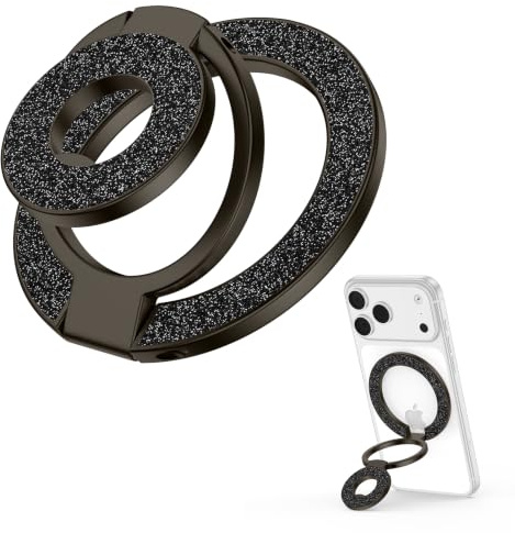 Handy Ring Halterung Magnetisch für MagSafe Ringhalter Handy Griff Halter | MagSafe Fingerhalter Ständer für iPhone 17 16 15 14 13 12 Pro Max,Samsung Galaxy A57 5G A56 A55 A37 A36 A17 A16 S26 S25 S24