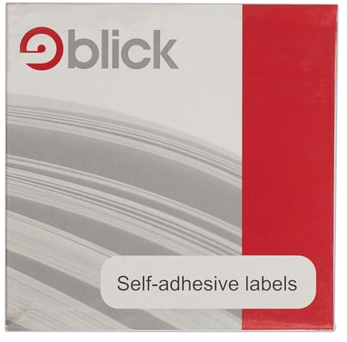 Blick Labels, White, Self Adhesive Stickers Dispenser Pack, Coloured Dot, Circles, 24mm, 960 Labels, Home, Office, Family, School, Holiday Calendar Organising, Planner, Rewards Chart, Colour Coding