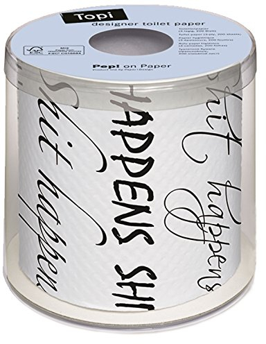 Topi Toilettenpapier SHIT HAPPENS Klo Papier