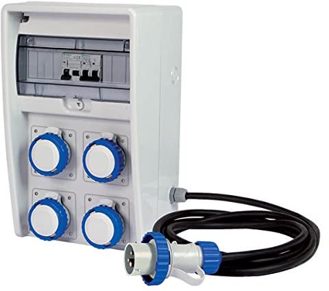 FANTON SPA 74320 Quadro Ulisse dim. 250 x 403 x 177 mm con cavo 4 m. 3G2,5 H07RN-F spina 2P+T 16A 200-250V 6h IP67