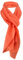 TigerTie Damen Chiffon Halstuch orange Uni Gr. 160 cm x 36 cm - Schal