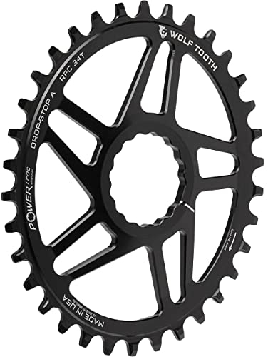 Wolf Tooth Monoplato Oval Race Face Cinch Negro 32 Dientes