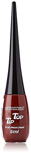 Eulenspiegel 675762 - Profi-Aqua Liquid Tip Top Rubinrot, Pinselflasche, 5 ml, Halloween, Karneval, Mottoparty