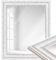 WANDStyle Spiegel 40x50 cm im Barock-Stil aus Holz, weißer Wandspiegel, Made in Germany - H550