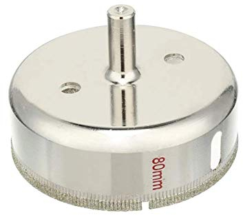 MEETOZ Diamond Hole Saw Tile Ceramic Glass Porcelain Marble Drill Bit Tool - 80mm