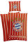 FC Bayern München Bettwäsche Stars and Stripes Wendemotiv Bezug 135x200cm Kissen 80x80cm 2 Kissen 100% Baumwolle