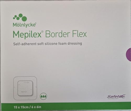 MEPILEX Border Flex Schaumverb.haft.15x15 cm 10 St