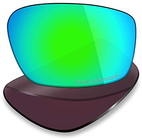 Mryok Verres de rechange pour Oakley Straightlink OO9331 - Options, Anti-corrosion de l'eau de mer polarisée - Vert émeraude, taille unique