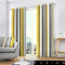 Fusion Whitworth Stripe Vorhänge mit Ösen, gestreift, 100% Baumwolle, 117 x 183 cm, 1 Paar Übergardinen, Ockerfarben, Ocker