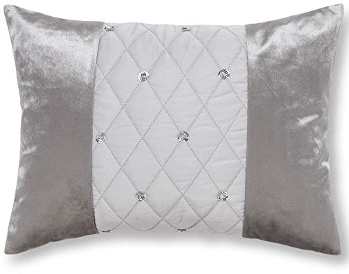 Catherine Lansfield Sequin Cluster 30x40cm Cushion Silver Grey