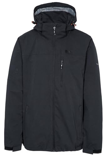 Trespass Mens Waterproof Jacket with Hood Taped Seams XXS -XXXL Weir