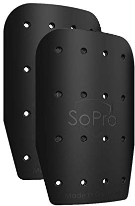 SoPro Fußball Schienbeinschoner Mini für Kinder & Erwachsene - leicht & rutschfest - Kein Schutz - High Performance Schienbeinschoner Fußball Herren & Damen - Made in Germany