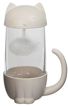 La Chaise Longue Tasse Chat avec Infuseur Poisson