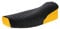 AKF Sitzbezug strukturiert, schwarz/gelb ohne Schriftzug - für Simson S50, S51, S70, KR51/2 Schwalbe, SR4-3 Sperber, SR4-4 Habicht