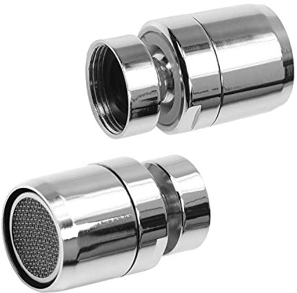 MroMax Aireador de grifo 0.71 pulgadas, rosca hembra, a prueba de salpicaduras, galvanizado, para cocina, baño y lavabo