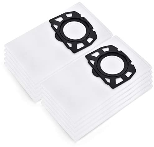 Artraise - Sacchetti per Filtro per Kärcher aspirapolvere 2.863-006.0 MV4, 10 pezzi, in tessuto non tessuto, ricambio per Karcher aspirapolvere WD4 WD5 WD5 / Premium / MV4 / MK5 / MV6