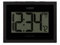 La Crosse Technology 513-54087-INT Atomic Digital Wanduhr mit Innentemperatur, schwarz