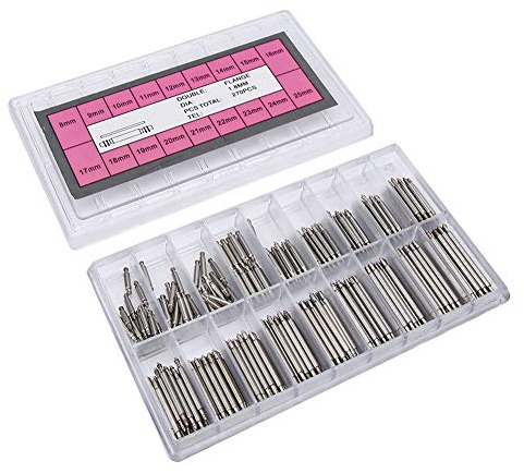 Regalo d'Estate Watch Spring Bar, Strumenti Professionali perni per Cinturini per Orologi, Accessorio per Orologi Super Resistente 1,8 mm Accessorio di Riparazione per orologiai di Riparaz